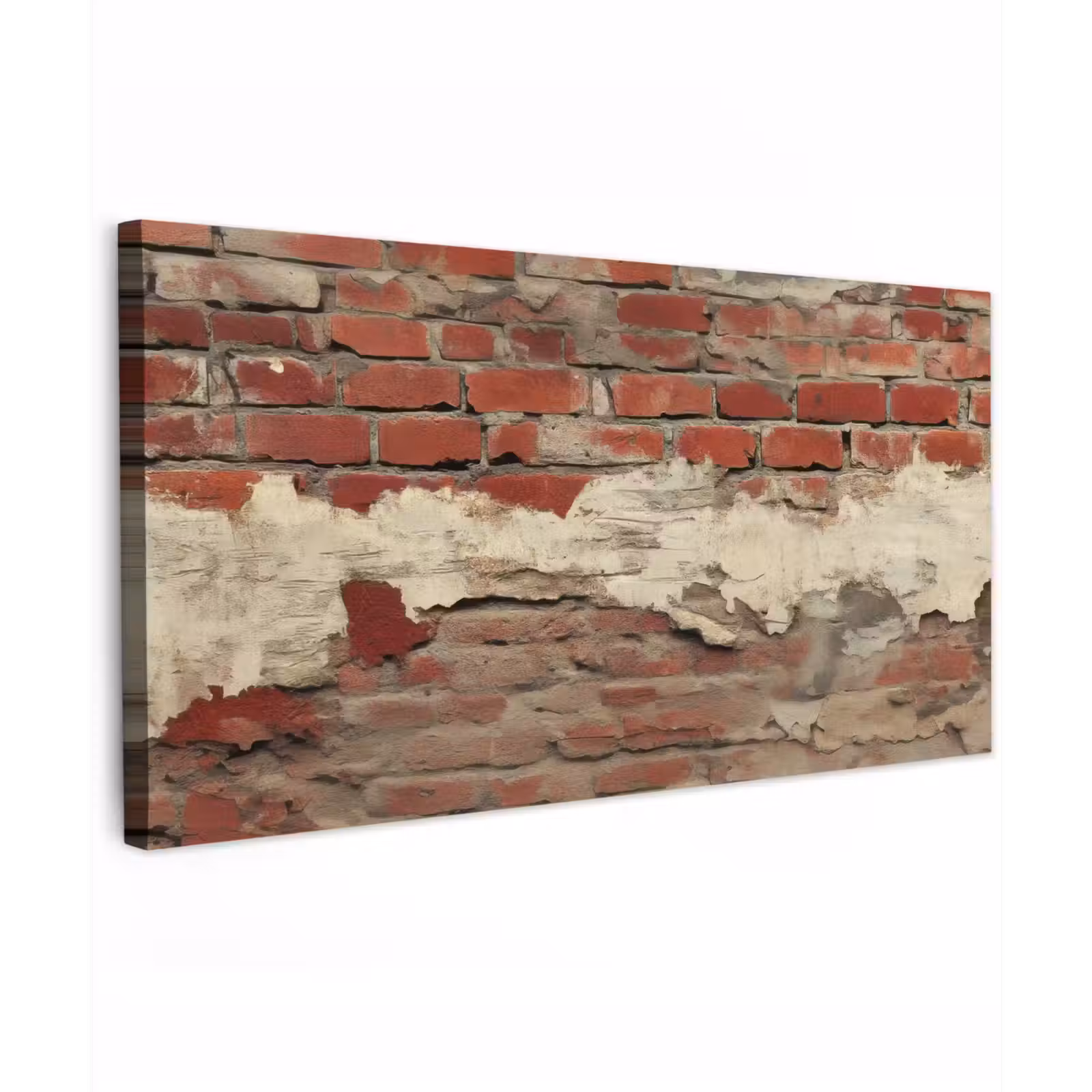 Buiten canvas - Muur - Baksteen - Verweerd — 1