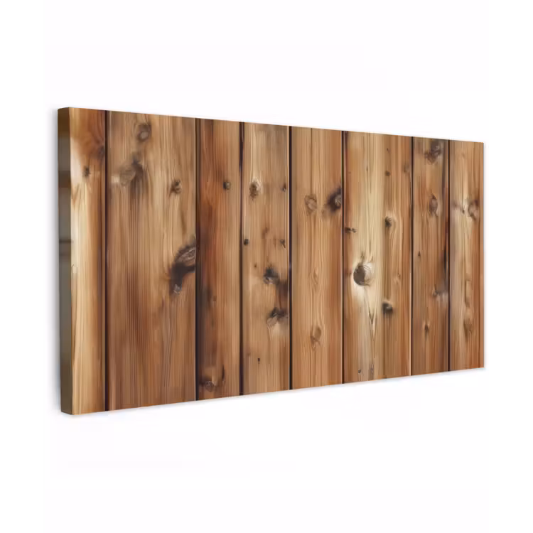 Buiten canvas - Hout - Planken - Bruin — 1