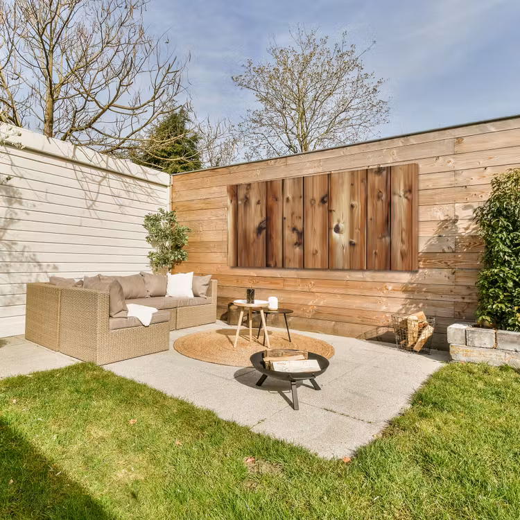 Buiten canvas - Hout - Planken - Bruin — 5