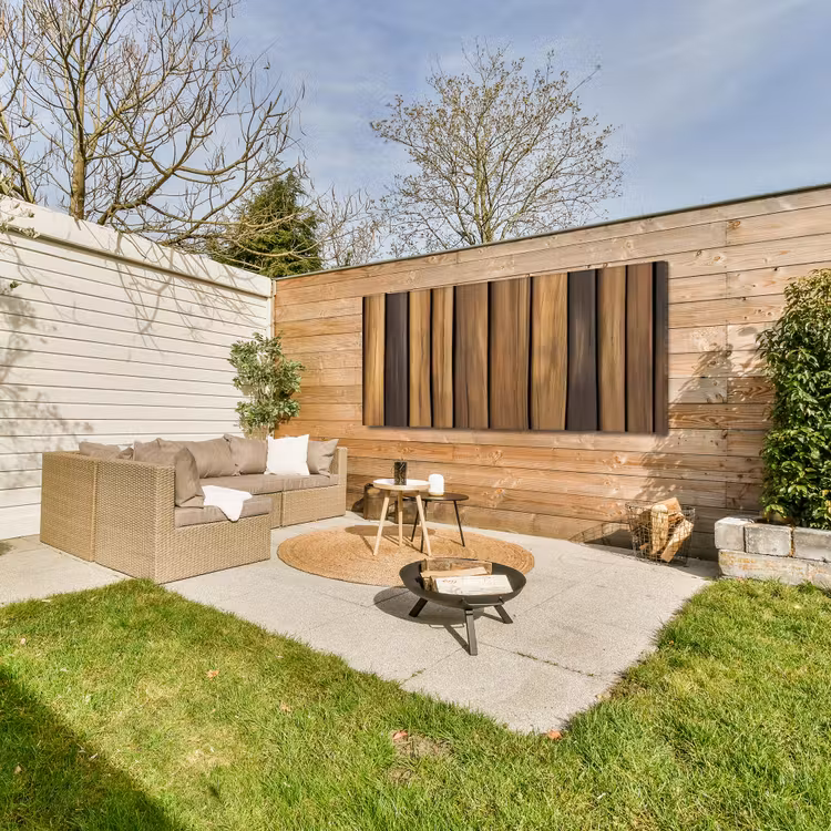 Buiten canvas - Hout - Planken - Natuurtinten — 5