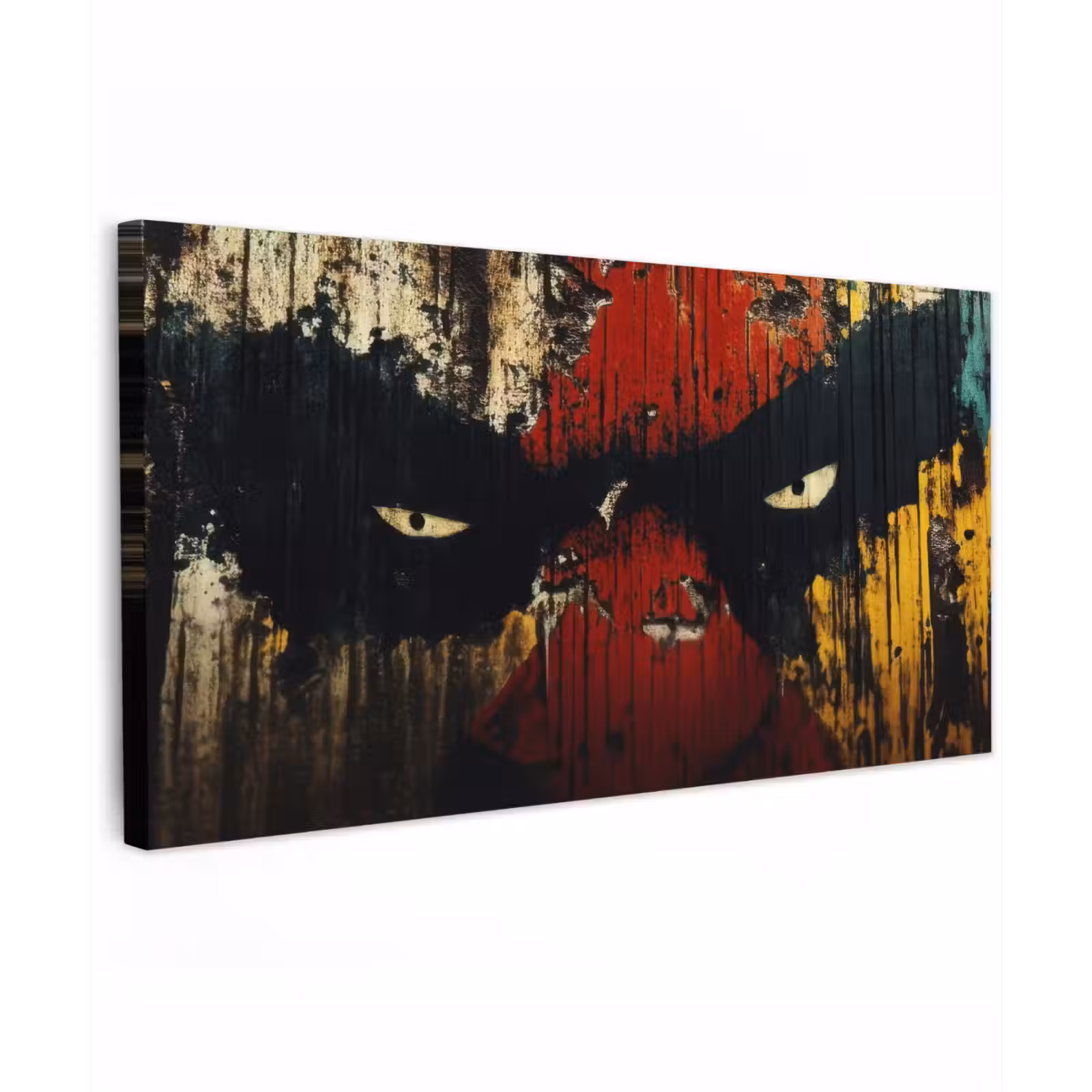 Buiten canvas - Graffiti - Ogen - Abstract — 1