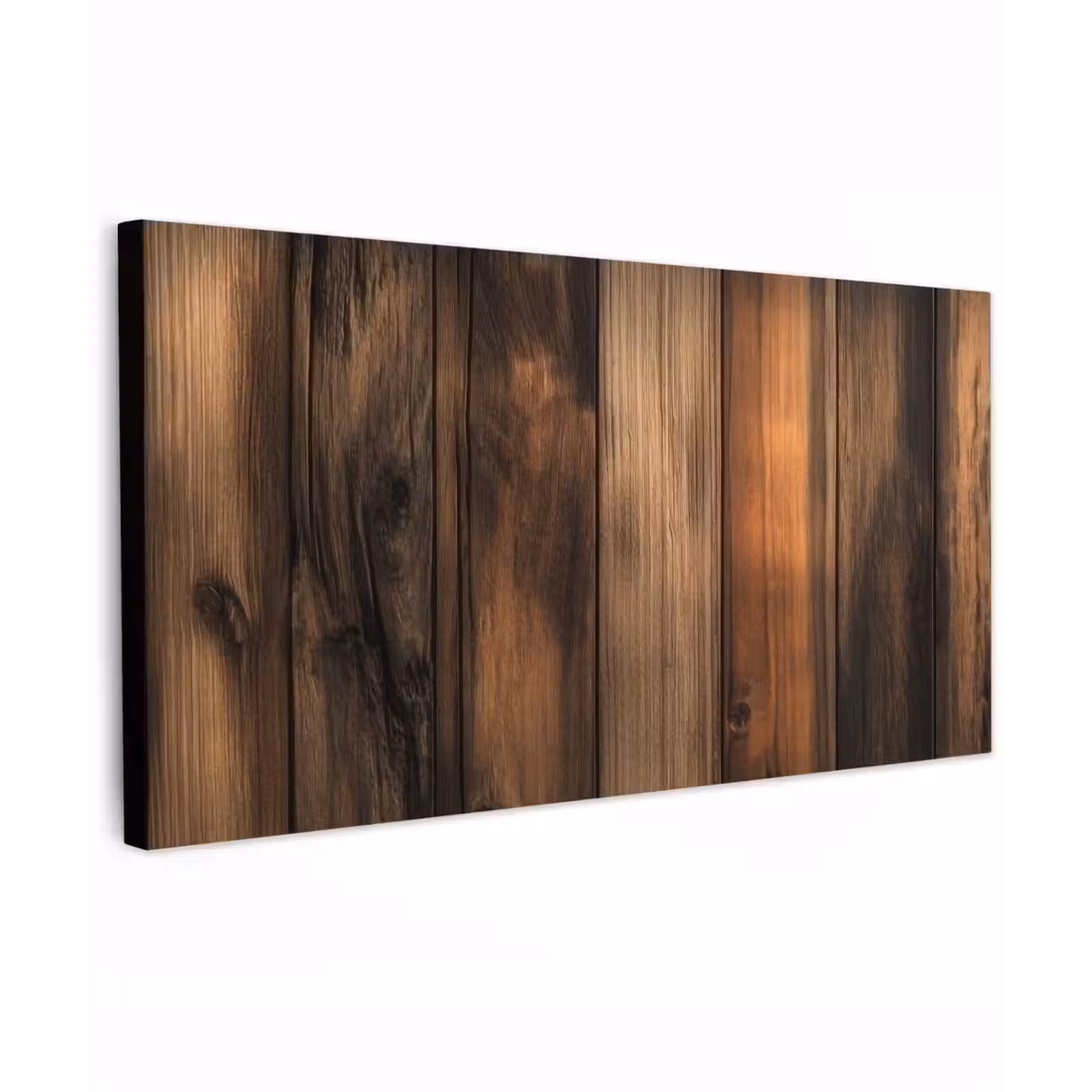 Buiten canvas - Hout - Rustiek - Donkere Planken — 1