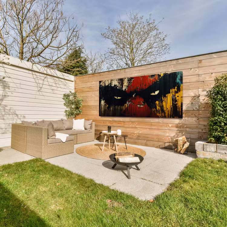 Buiten canvas - Graffiti - Ogen - Abstract — 5