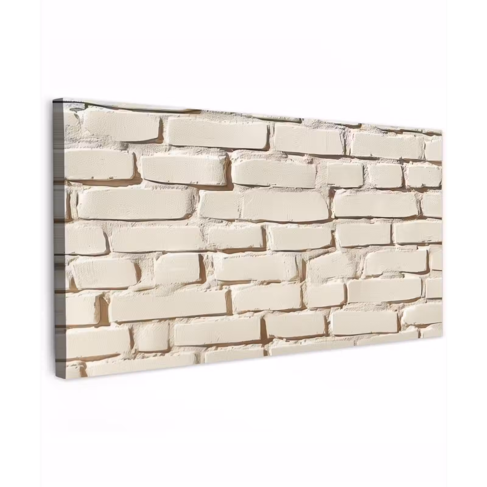 Buiten canvas - Bakstenen - Muur - Licht - Wit — 1