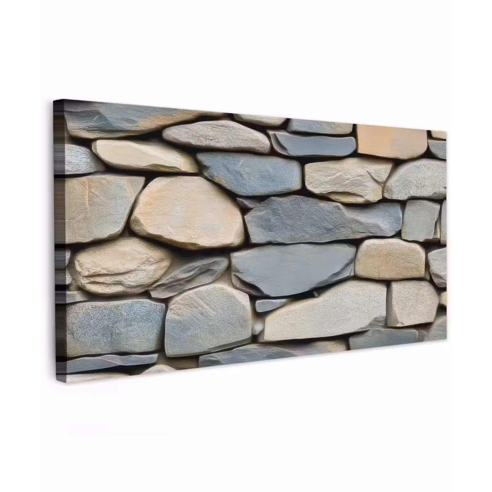 Buiten canvas - Stenen - Rustiek - Grijs — 1