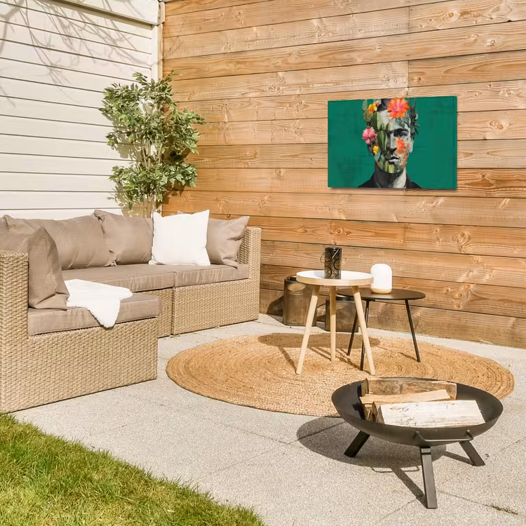 Buiten canvas - Man - Planten - Groen — 5