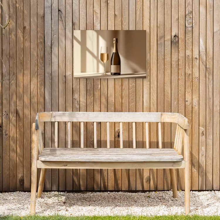 Buiten canvas - Champagne - Beige - Schaduw - Bubbels — 3