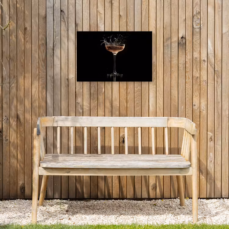 Buiten canvas - Cocktail - Zwart - Spetters - Glas — 3