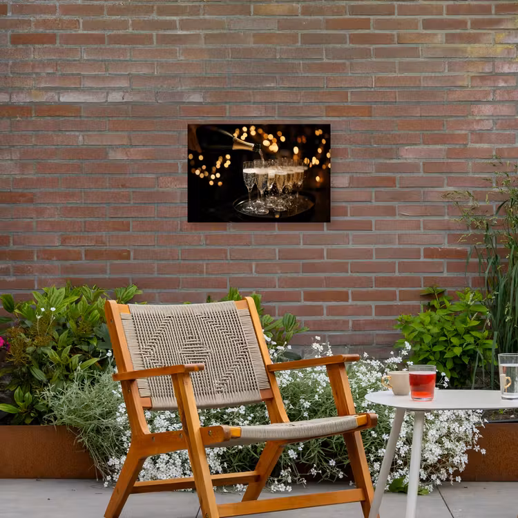 Buiten canvas - Lichter - Champagner - Gläser — 2
