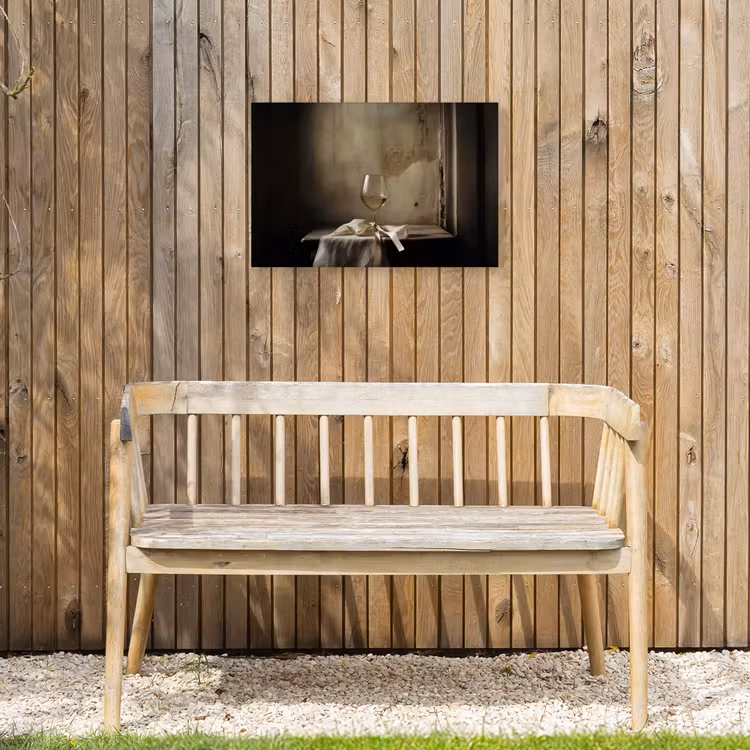 Buiten canvas - Strik - Beige - Witte - Wijn — 3