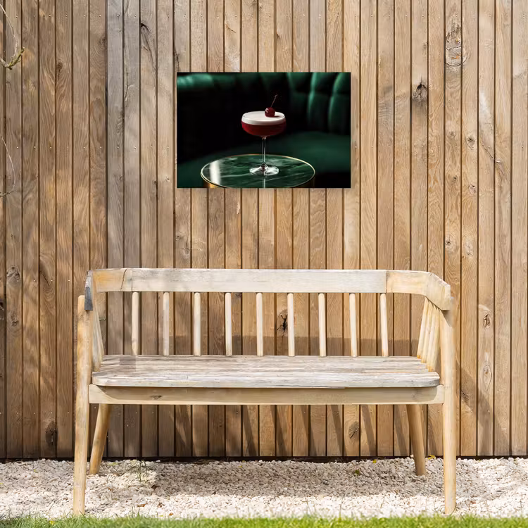 Buiten canvas - Kers - Cocktail - Rood - Marmer — 3