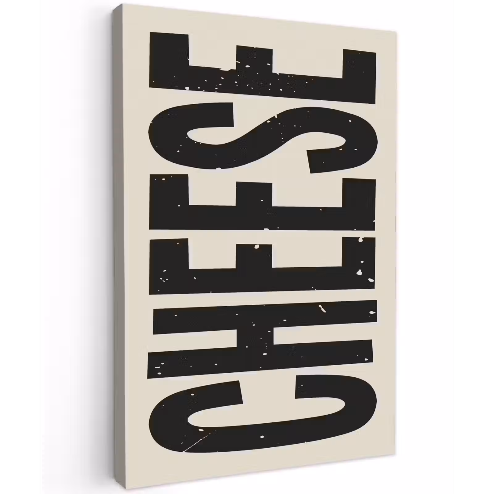 Buiten canvas - Kaas - Decoratie - Beige - Cheese — 1