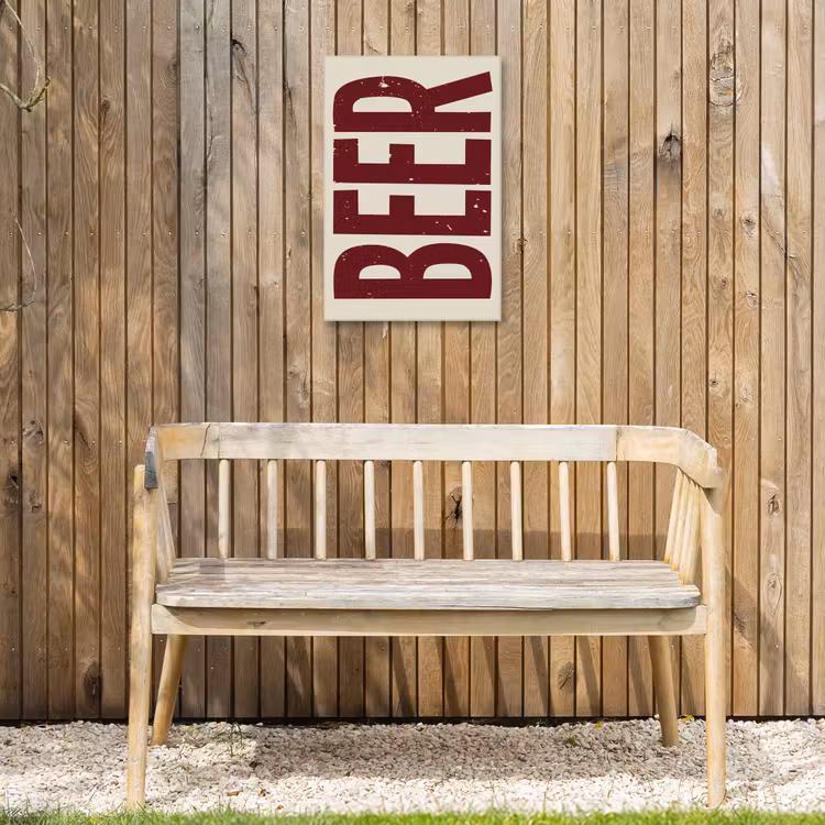 Buiten canvas - Japandi - Beer - Red - Retro — 3