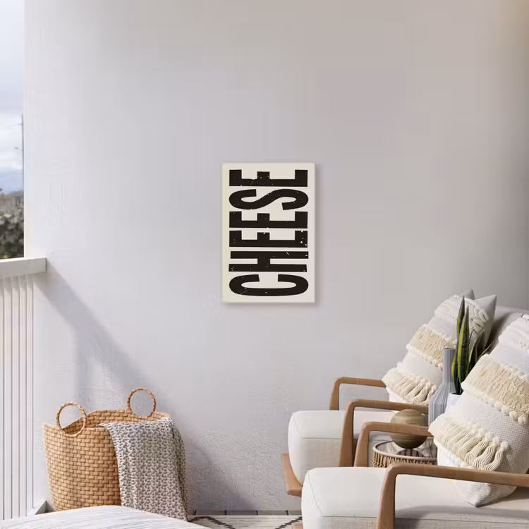 Buiten canvas - Kaas - Decoratie - Beige - Cheese — 4