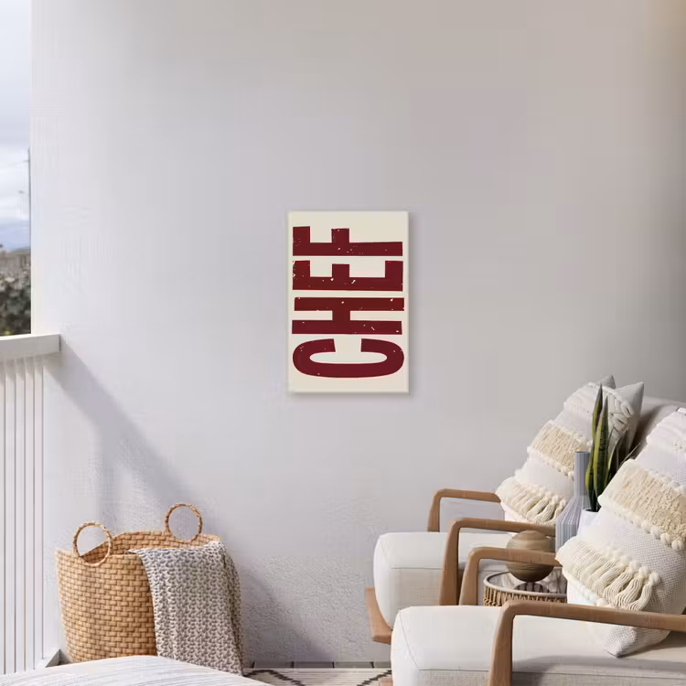 Buiten canvas - Chef - Rood - Japandi - Vintage — 4