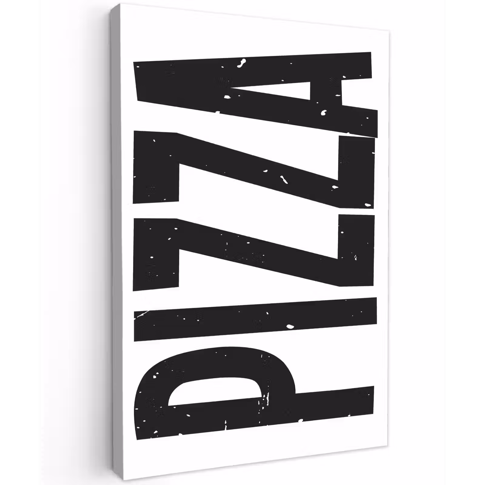Buiten canvas - Pizza - Japandi - Decoratie - Vintage — 1