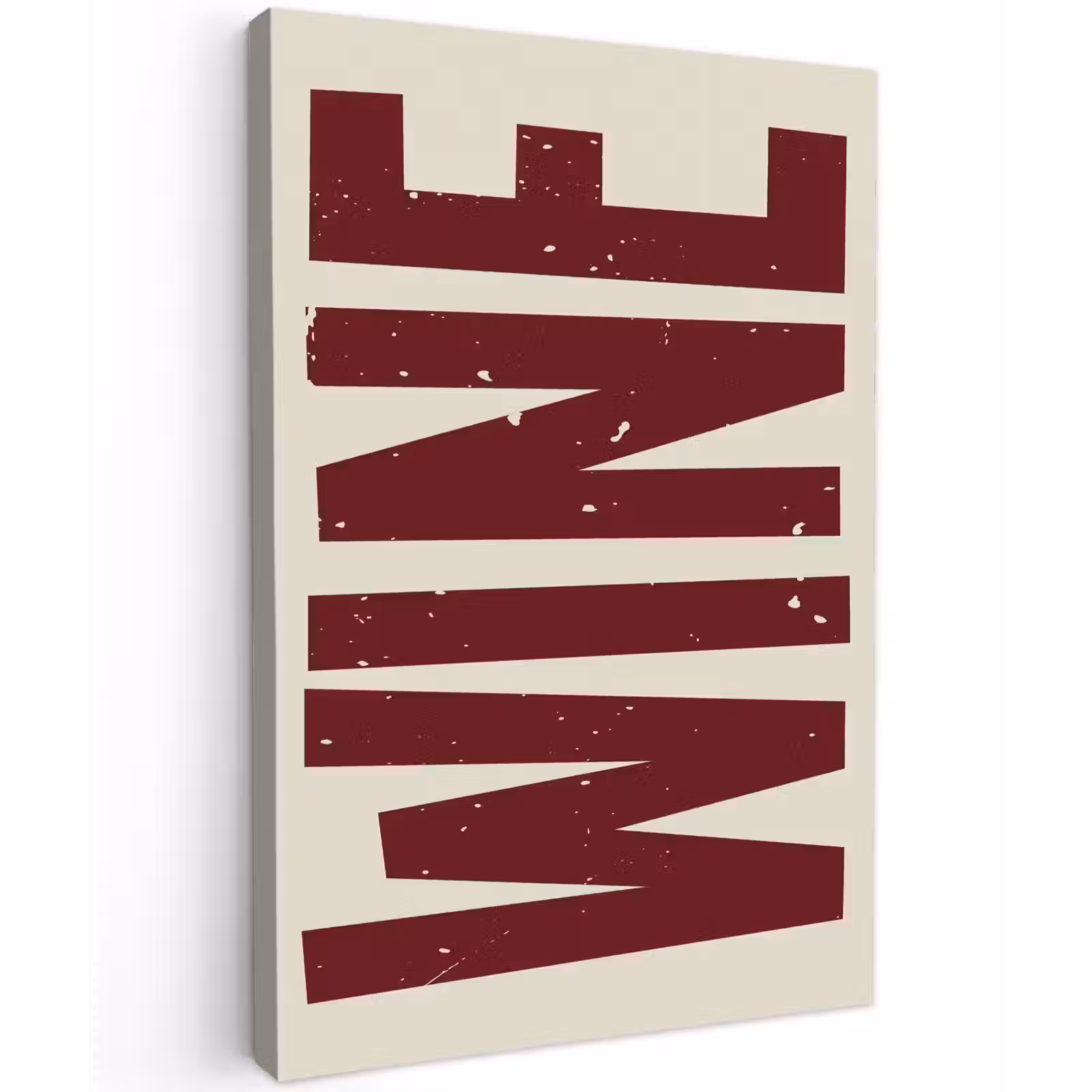 Buiten canvas - Wine - Red - Decoratie - Japandi — 1