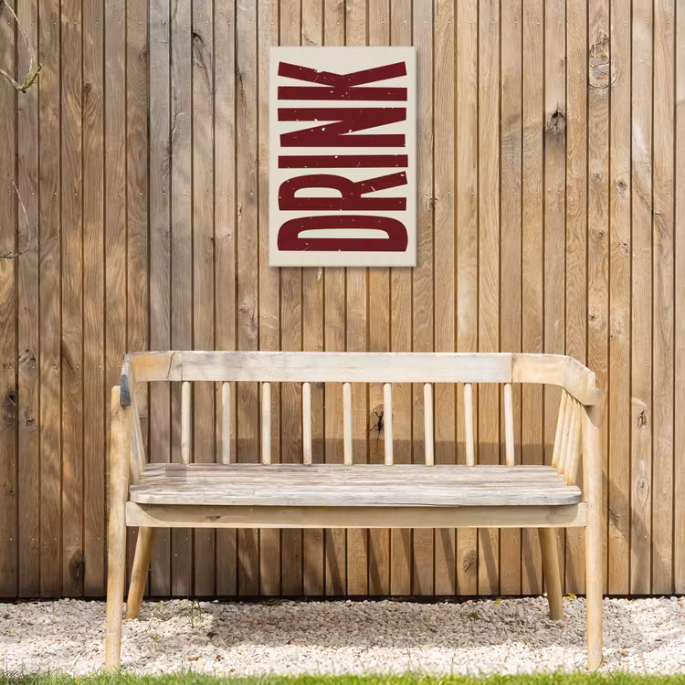 Buiten canvas - Rood - Vintage - Decoratie - Japandi — 3