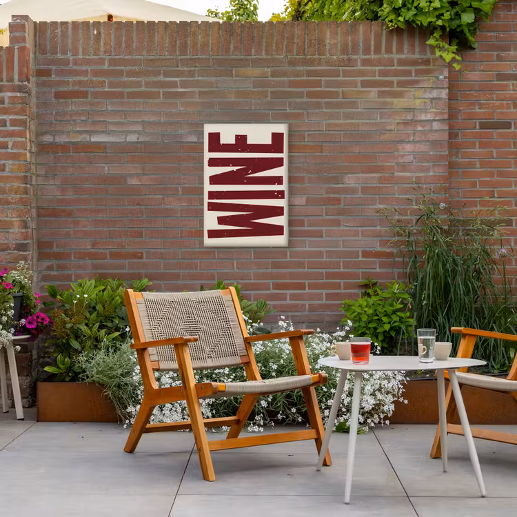 Buiten canvas - Wine - Red - Decoratie - Japandi — 2