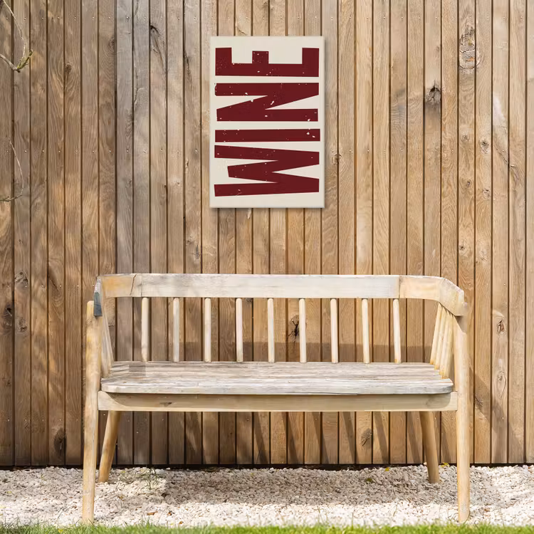 Buiten canvas - Wine - Red - Decoratie - Japandi — 3
