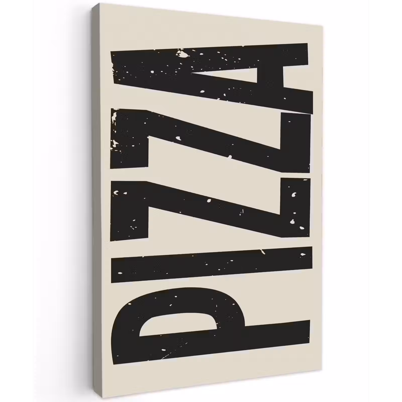 Buiten canvas - Pizza - Decoratie - Japandi - Vintage — 1