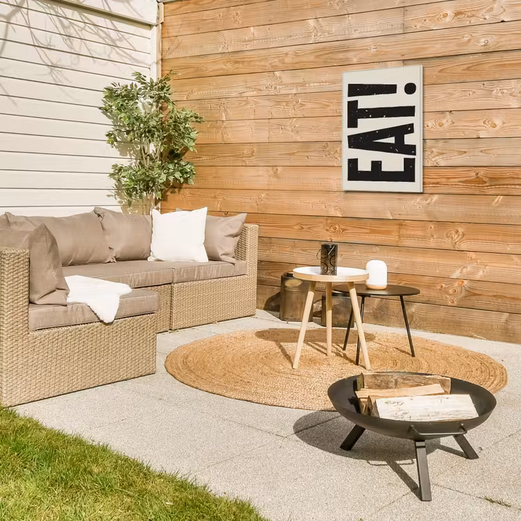 Buiten canvas - Eten - zwart - Japandi - Wit — 5