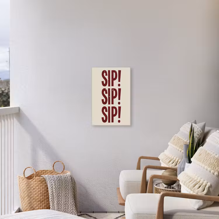 Buiten canvas - Japandi - Vintage - Decoratie - Rood — 4