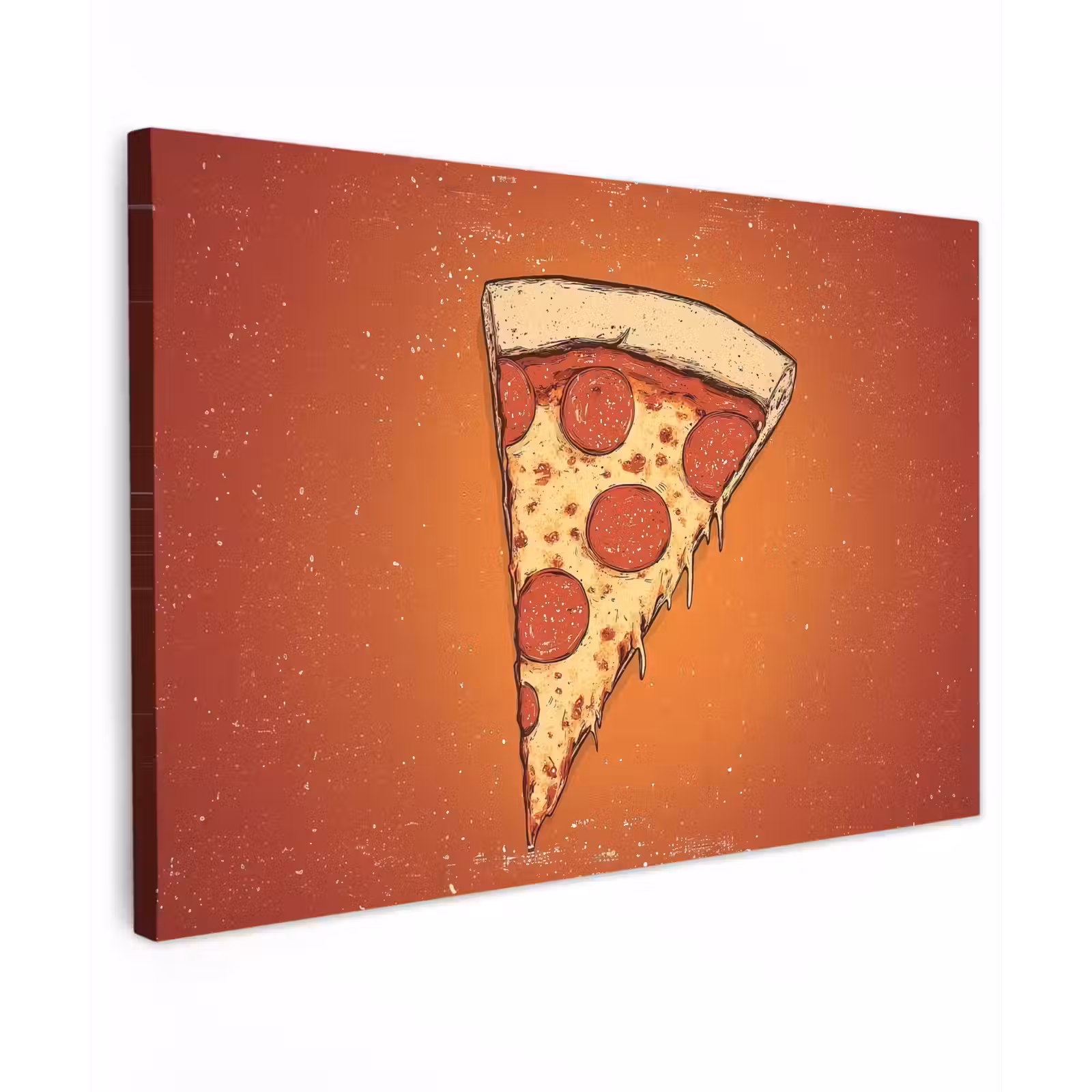 Buiten canvas - Pizza - Kaas - Rood - Pepperoni — 1