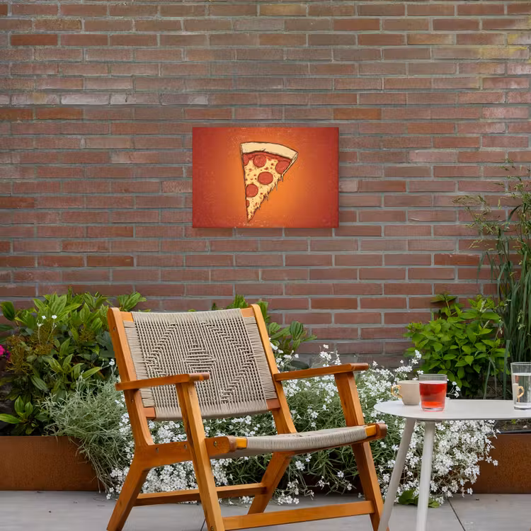 Buiten canvas - Pizza - Kaas - Rood - Pepperoni — 2
