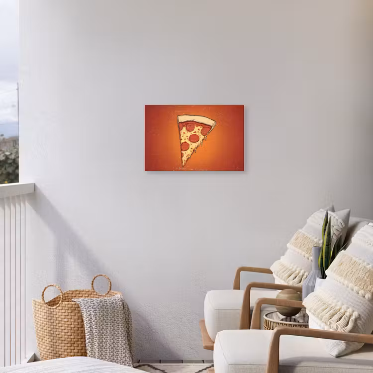 Buiten canvas - Pizza - Kaas - Rood - Pepperoni — 4