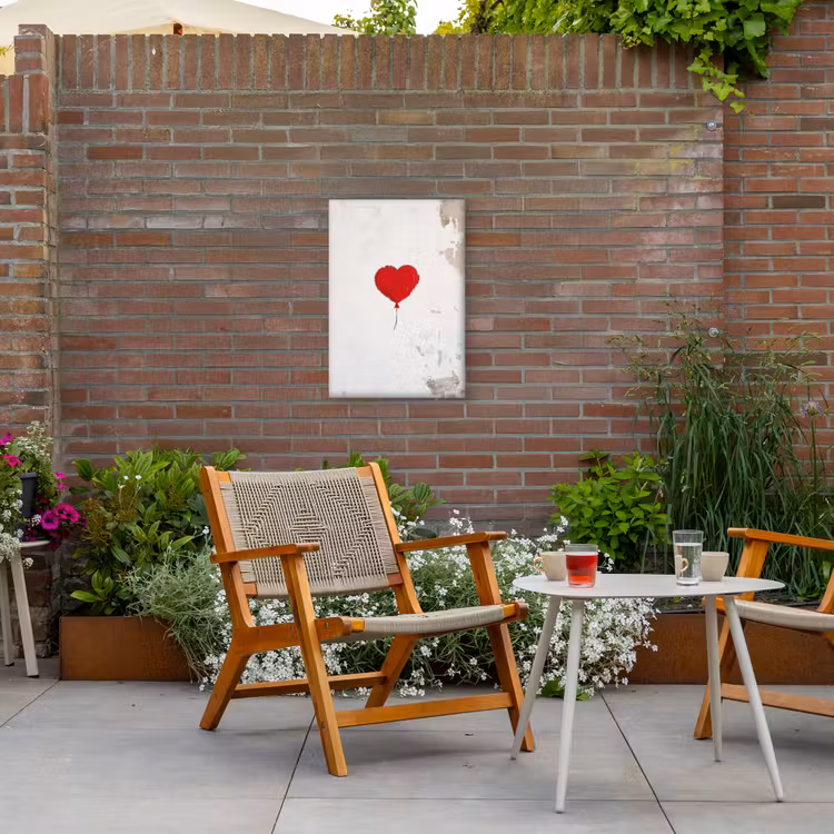 Buiten canvas - Ballon - Rood - Hart — 2