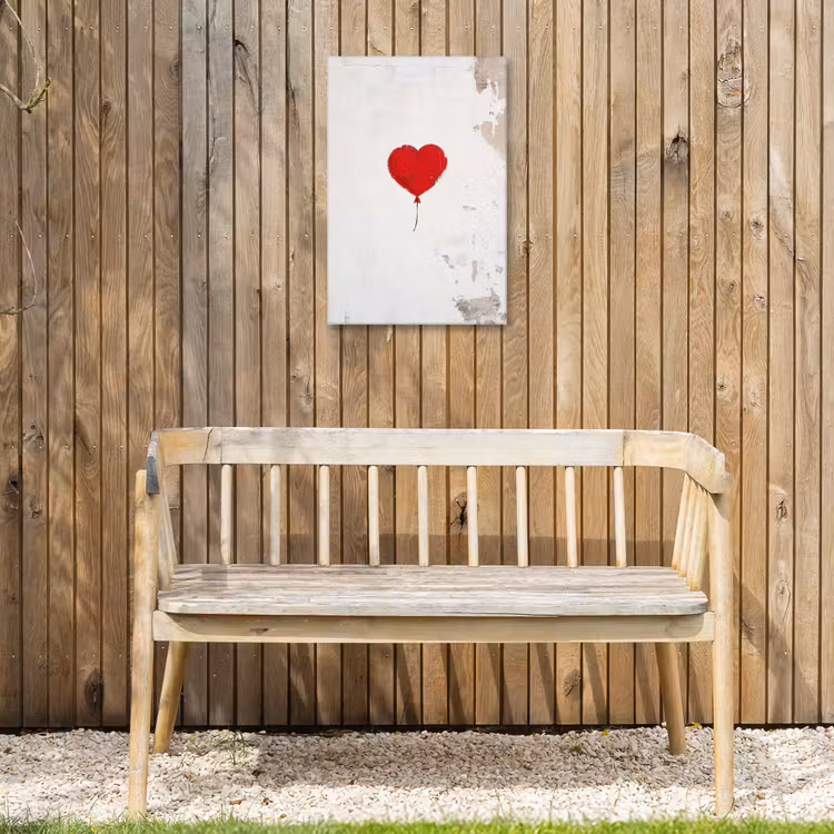 Buiten canvas - Ballon - Rood - Hart — 3