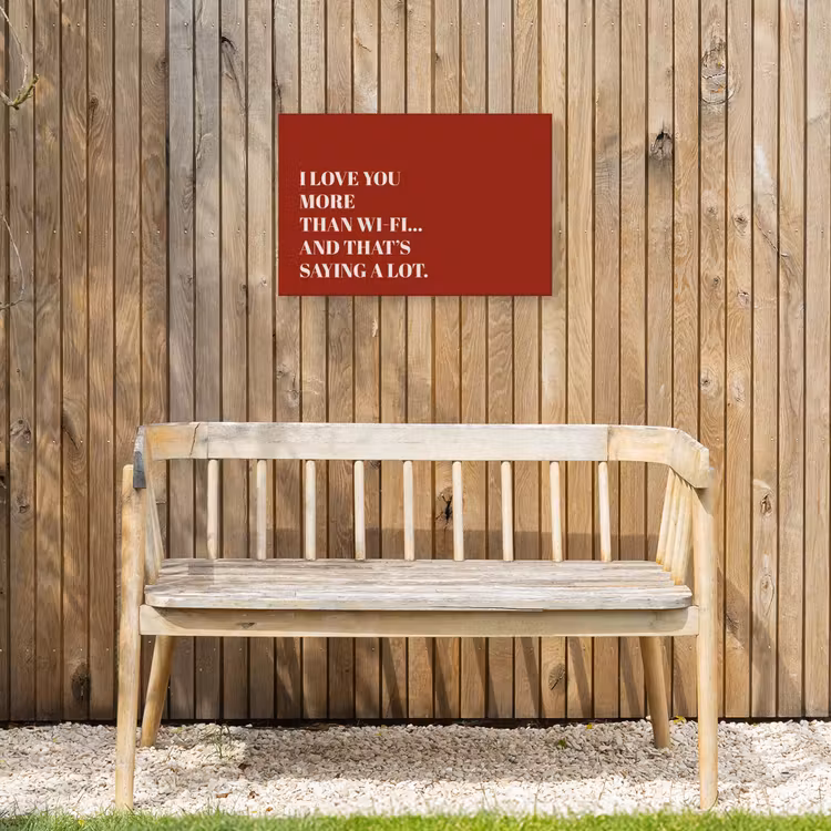 Buiten canvas - Rood - Quote - Liefde — 3