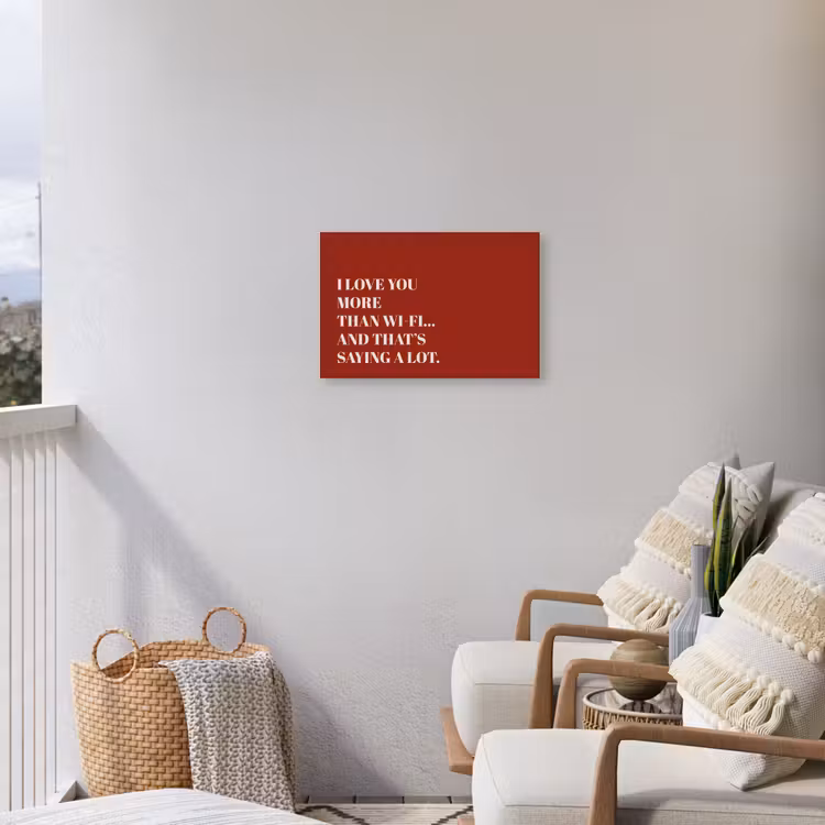 Buiten canvas - Rood - Quote - Liefde — 4
