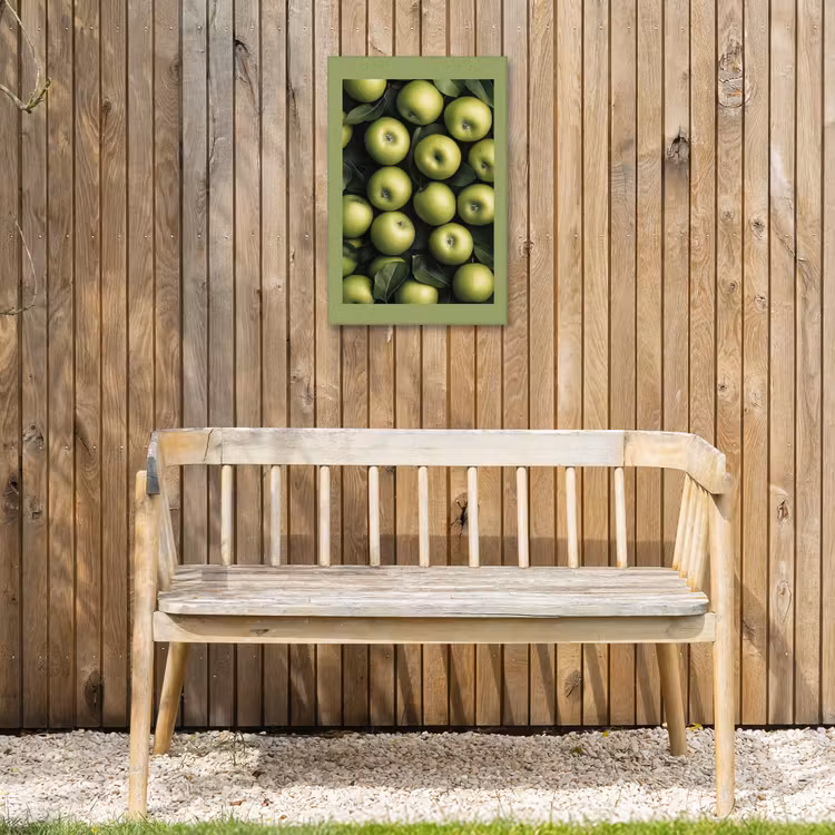 Buiten canvas - Appels - Groen - bladeren — 3