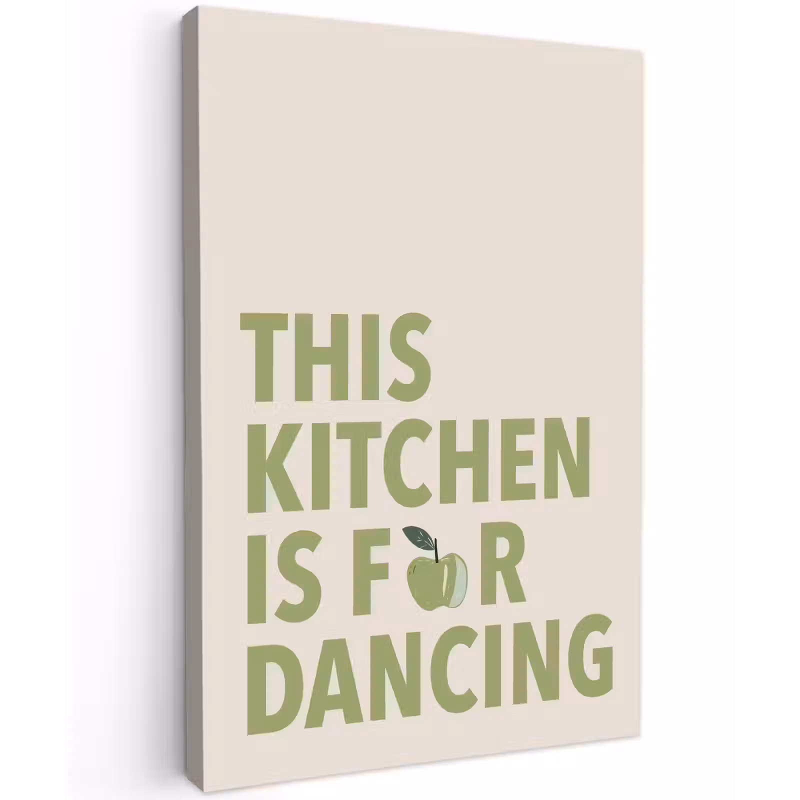 Buiten canvas - Quote - Appel - Illustratie — 1