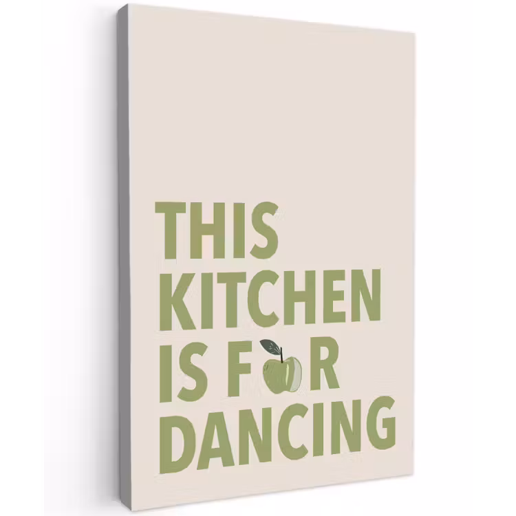 Buiten canvas - Quote - Appel - Illustratie — 1