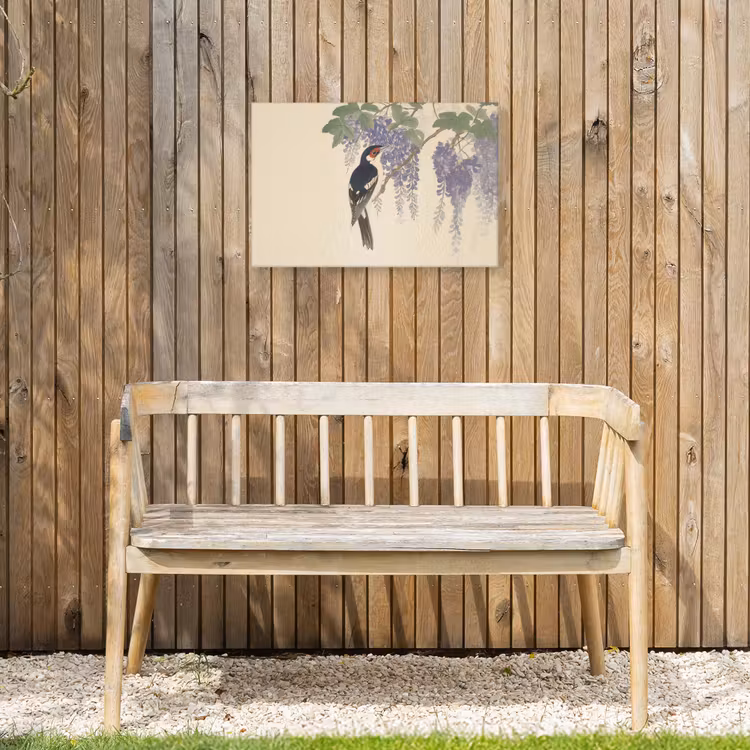 Buiten canvas - Specht - Bloemen - Paars — 3