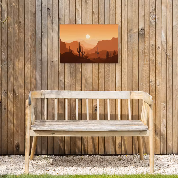 Buiten canvas - Landschap - Woestijn - Cactussen - Zon — 3