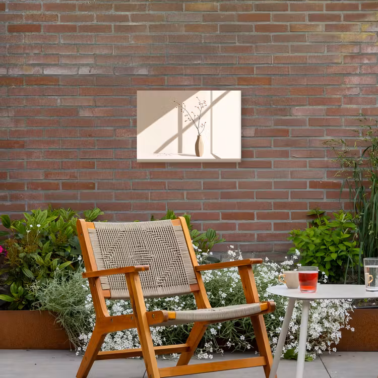 Buiten canvas - Vaas - Takken - Bessen - Minimalistisch — 2