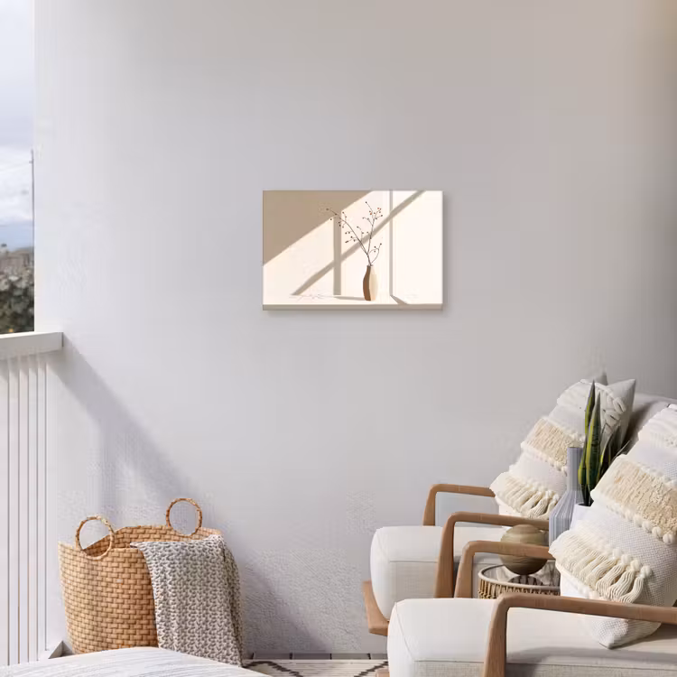 Buiten canvas - Vaas - Takken - Bessen - Minimalistisch — 4