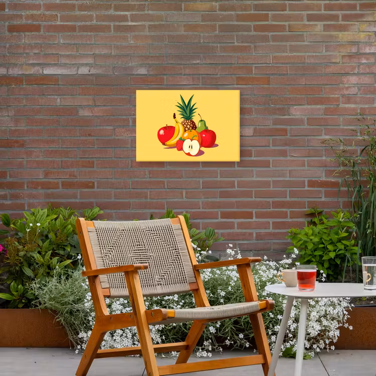 Buiten canvas - Fruit - Illustratie - Kleurrijk — 2