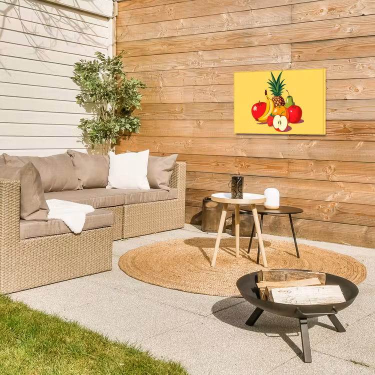 Buiten canvas - Fruit - Illustratie - Kleurrijk — 5
