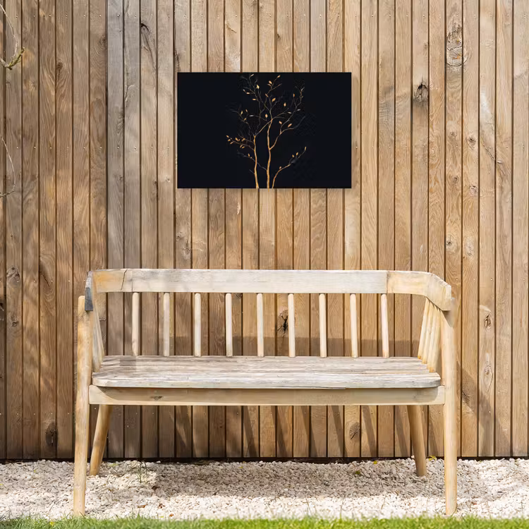 Buiten canvas - Takken - Blaadjes - Zwart — 3