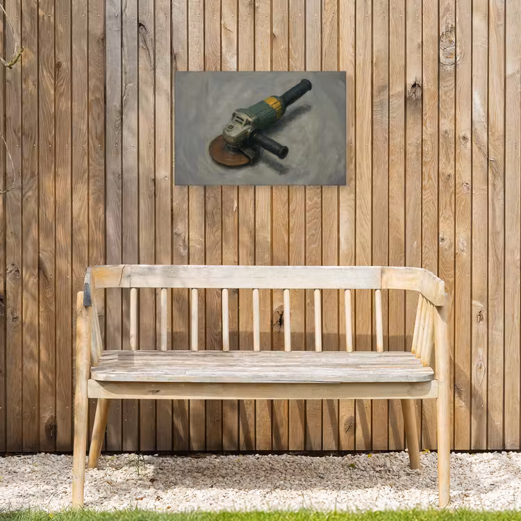Buiten canvas - Haakse slijper - Schilderij - Gereedschap — 3