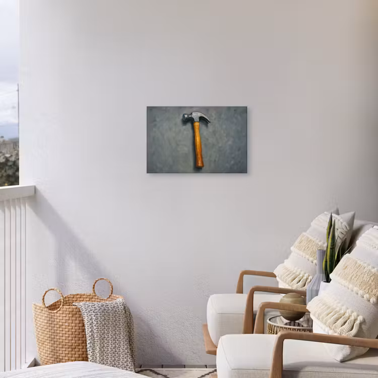 Buiten canvas - Hamer - Schilderij - Gereedschap — 4