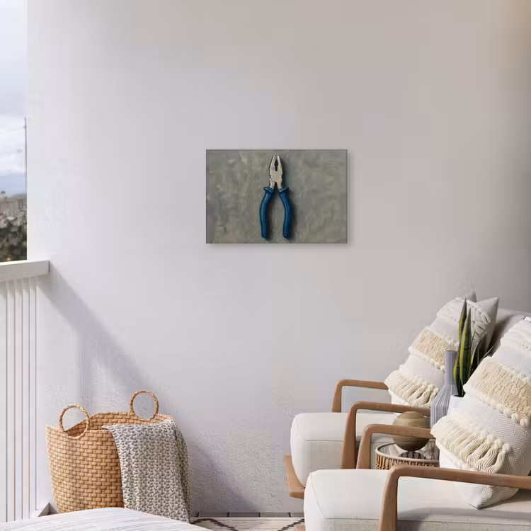 Buiten canvas - Tang - Schilderij - Textuur - Verf — 4