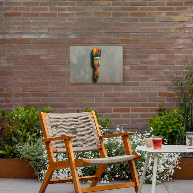 Buiten canvas - Verf - Kwast - Schilderij — 2