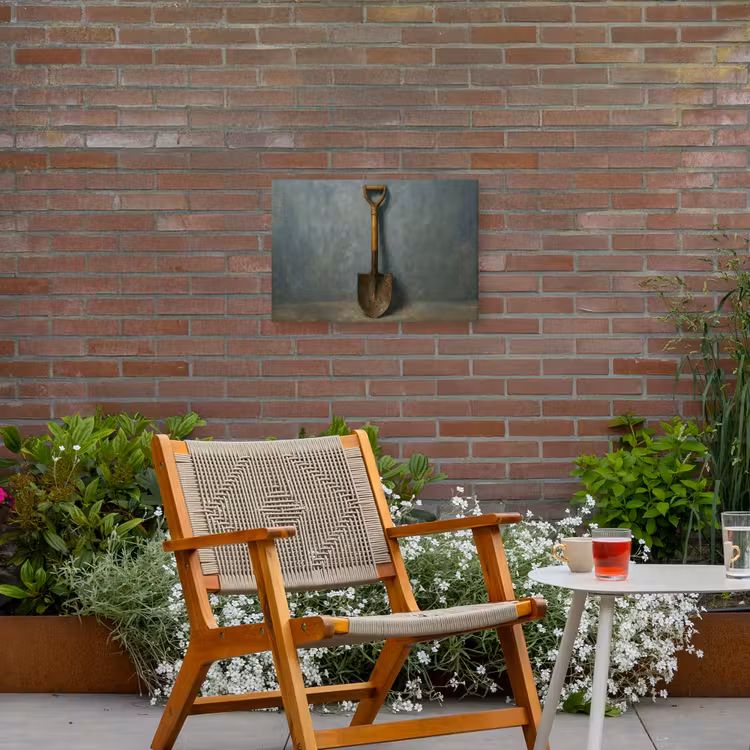 Buiten canvas - Schep - Gereedschap - Schilderij — 2