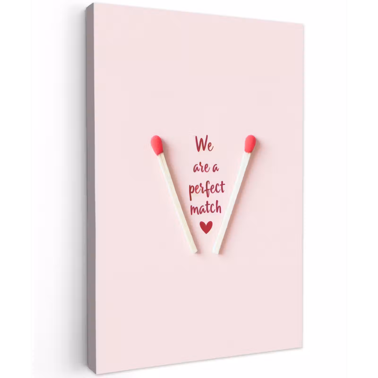 Buiten canvas - Perfect - Minimalistisch - Valentijn — 1